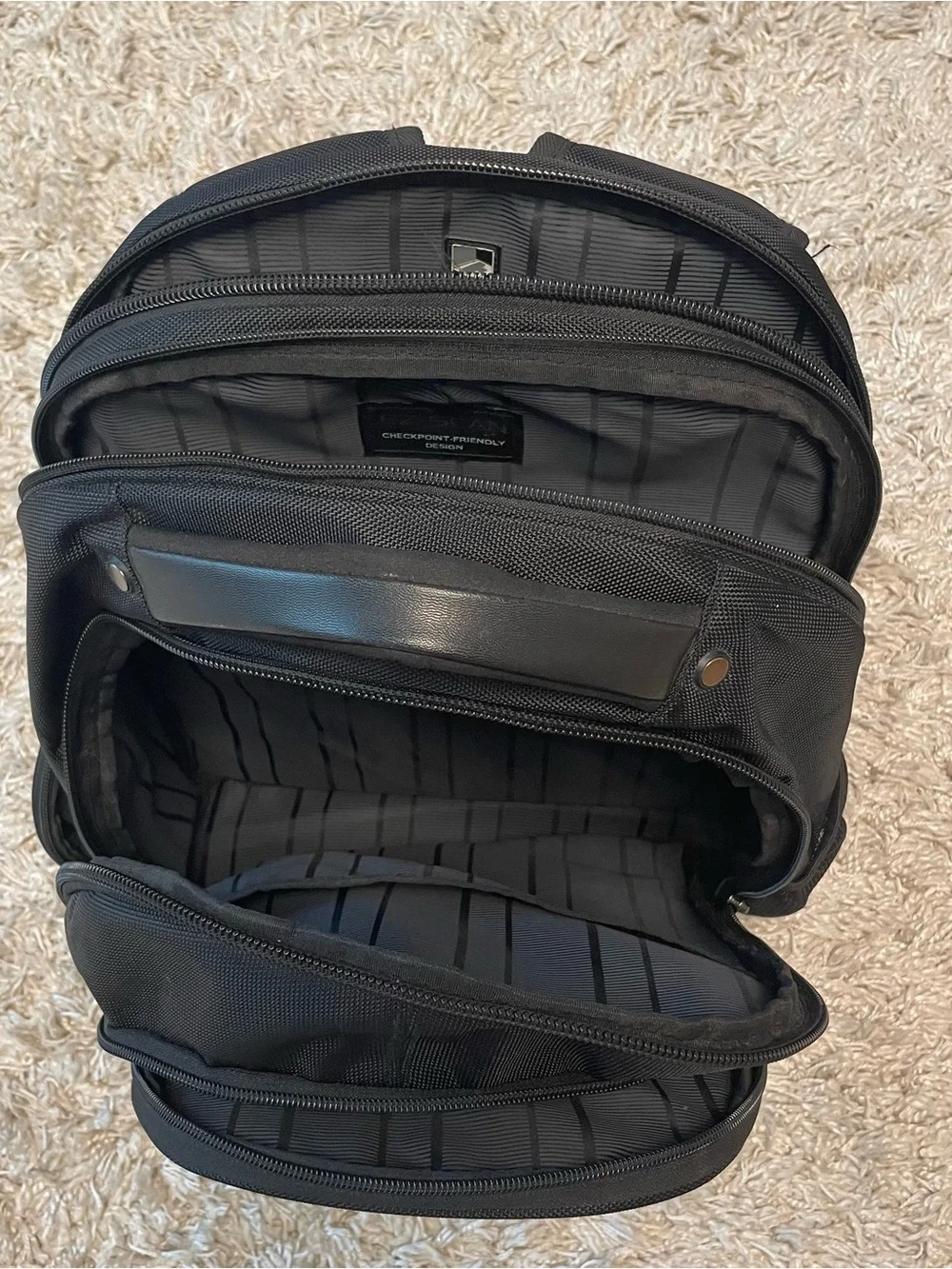 Kenneth Cole Reaction Black Tech Backpack